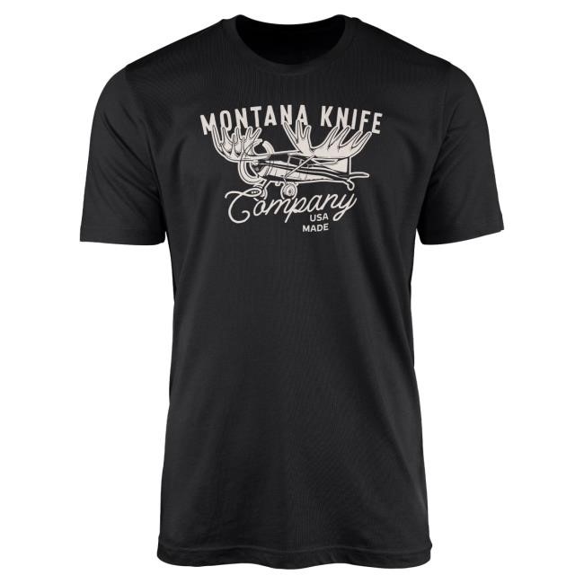 Montana Knife Company Mkc Moose Tees - Black