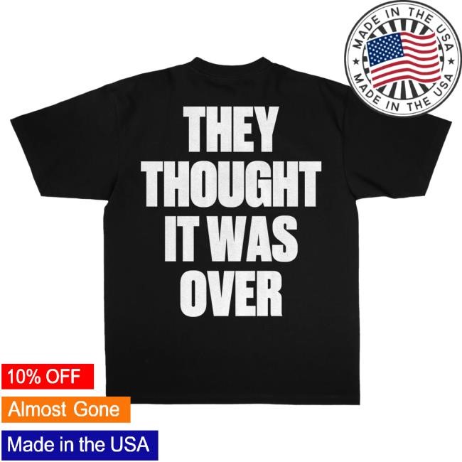 Official G-Eazy They Thought Statement Black T Shirt GEazy