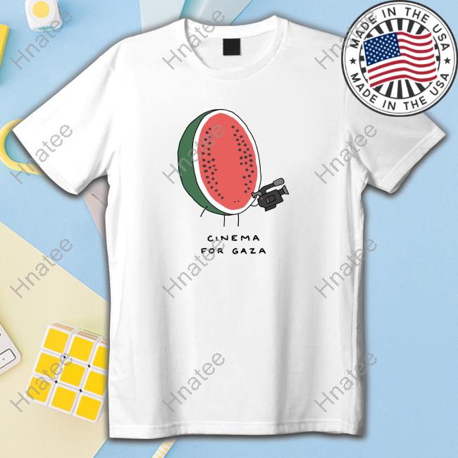 Discussing Film Cinema For Gaza Tee Shirt