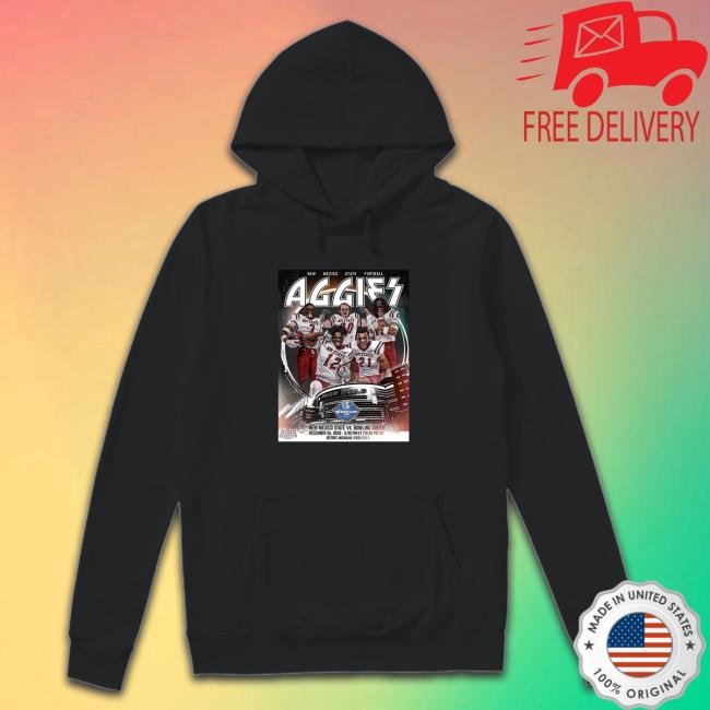 New Mexico State Football The Aggies Are Headed To Detroit Rock City December 26 2022 Hoodie