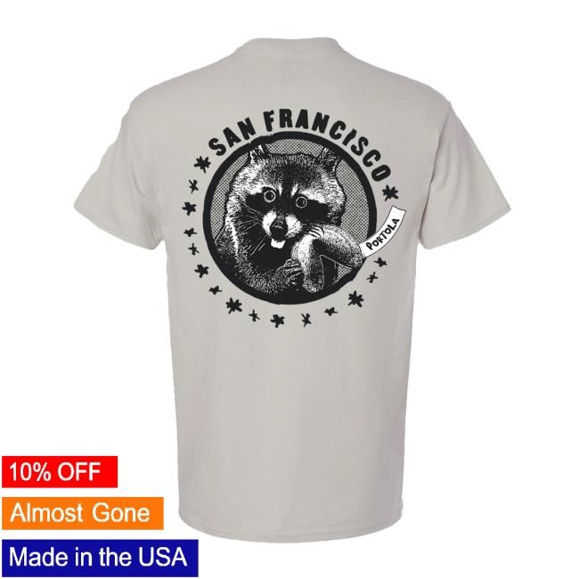 Raccoon Fortune T Shirt – Portola Music Festival Merch
