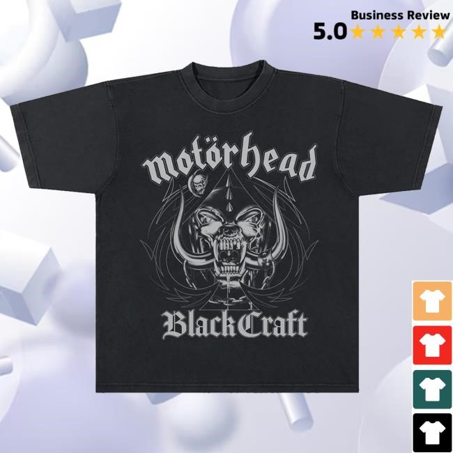 Official Blackcraft Cult Motörhead x Blackcraft Spades Shirts