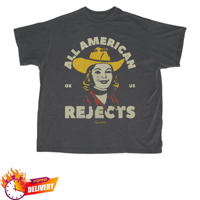 Official The All American Rejects Merch Cowgirl Tee Shirt