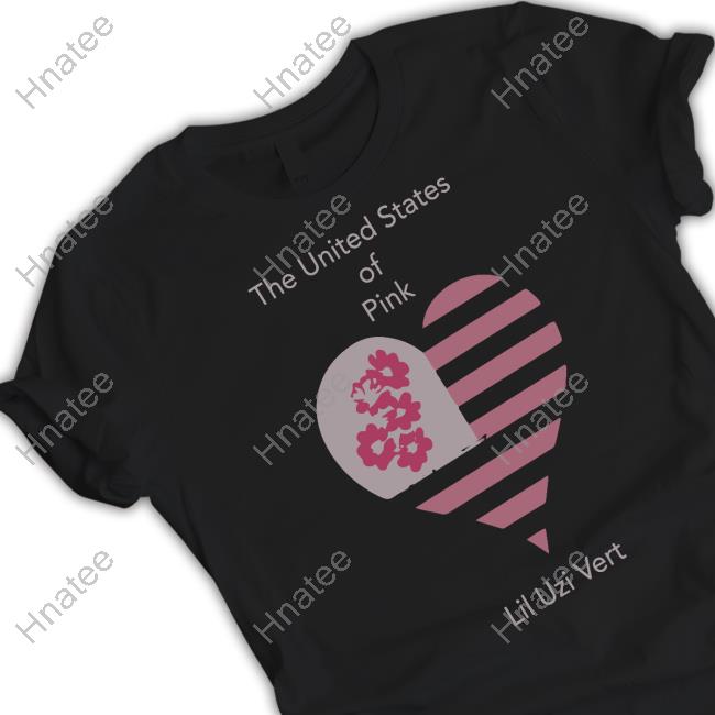 Official Vert United States Of Pink Tee Shirt