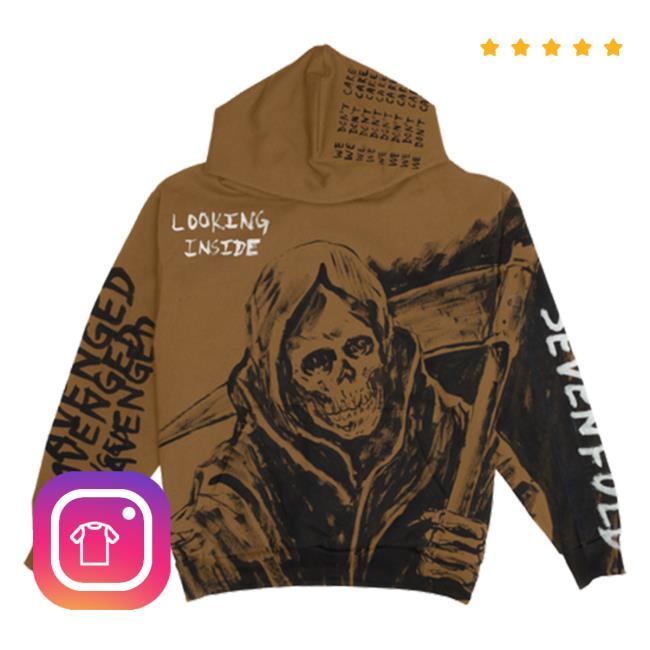 Official Avenged Sevenfold Store Shop A7x World Looking Inside Pullover Sweatshirt Avengedsevenfold Merch