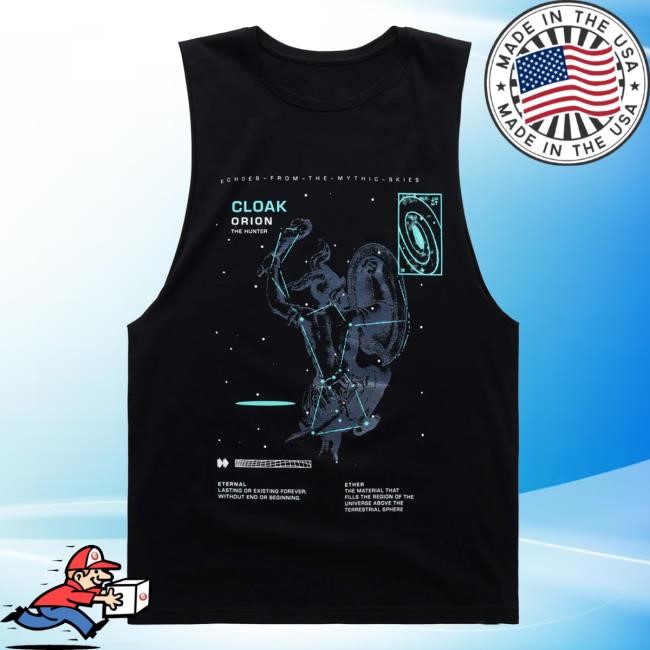 Official Cloak Brand Constellations Sleeveless New Shirt