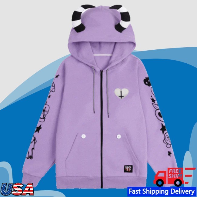 Official Thing? Zip-Up Hoodie - 73 Helluva Boss