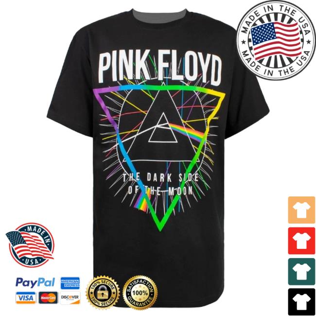 Official Merch Bar Pink Floyd Store Shop Pink Floyd Rainbow Prism Dsotm New Shirt PinkFloyd Merchbar