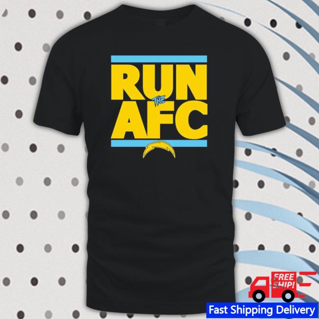 Los Angeles Chargers 2022 Run The Afc Shirts