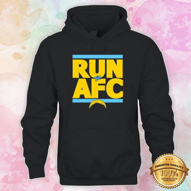 Los Angeles Chargers 2022 Run The Afc Hoodie Los Angeles Chargers 2022 Run The Afc Shirt