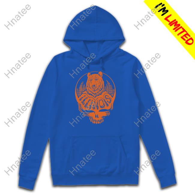Official Grateful Dead Merch Illinois United States Of Dead Sweatshirt