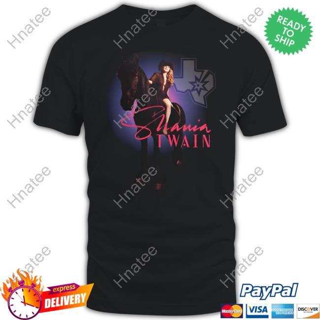 The Official Spurs Fan Shop Shania Twain T-Shirt