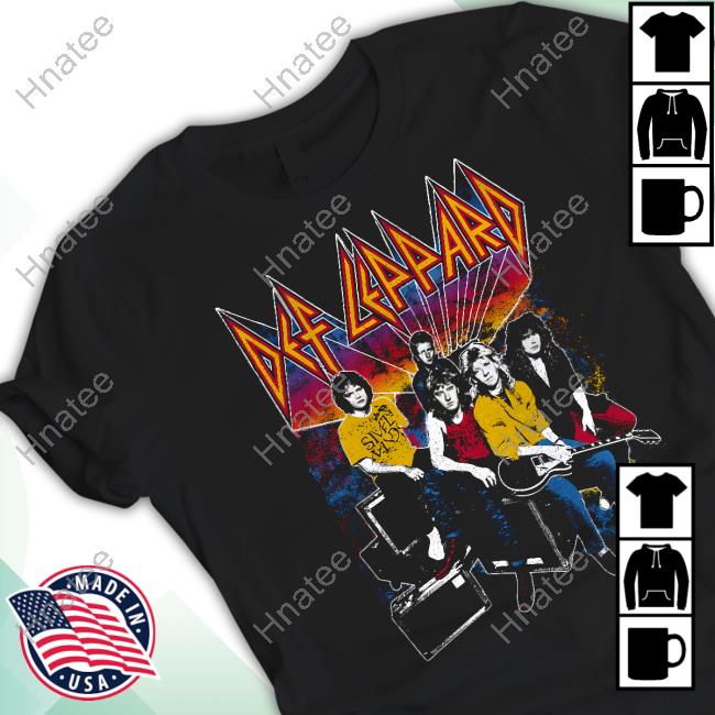 Official Def Leppard Merch Road Case T-Shirt