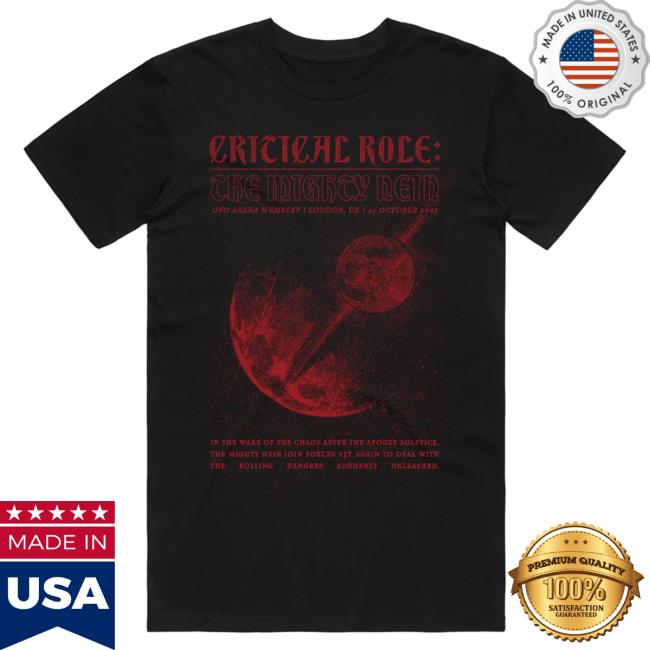 Official Critical Role Merch Store Shop Mighty Nein Echoes Of The Solstice New Shirt CriticalRole