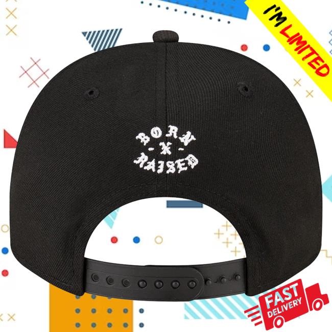 Official Born X Raised Shop Born X Raised + Chiefs Pro Script A-Frame Snapback Hat: Black NFL 2025 Kickoff
