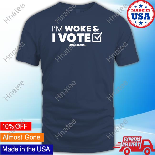 Meidastouch I'm Woke And I Vote Hooded Sweatshirt