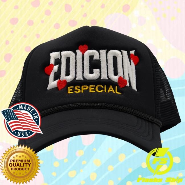 Official Edicion Especial Merch Edicion Especial Heart Trucker Cap