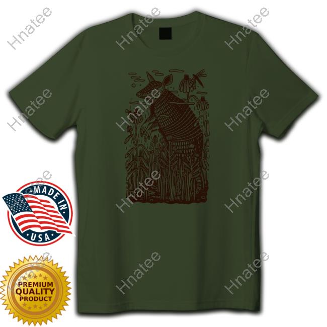 Official Kathleen Neeley Ok Fauna Armadillo Shirt New Shirt