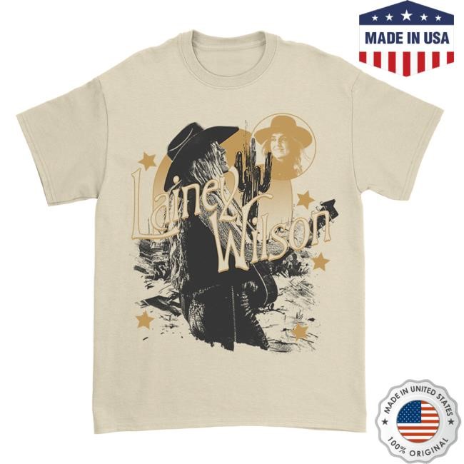 Lainey Wilson | Official Merch Store Cream Guitar Short Sleeve Tee
