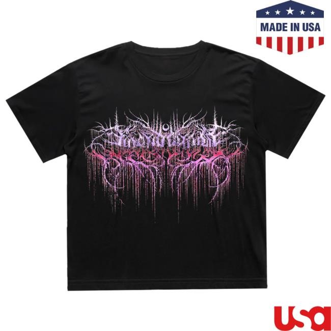 Lorna Shore Chromed Womens Crop Top New Shirt Lorna Shore Official Merch Store
