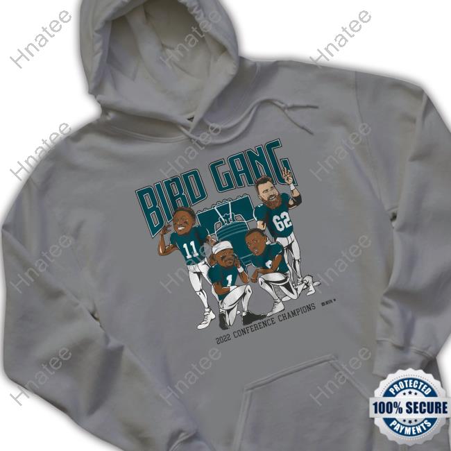 Bird Gang Conference Champions Caricatures Crewneck Sweatshirt