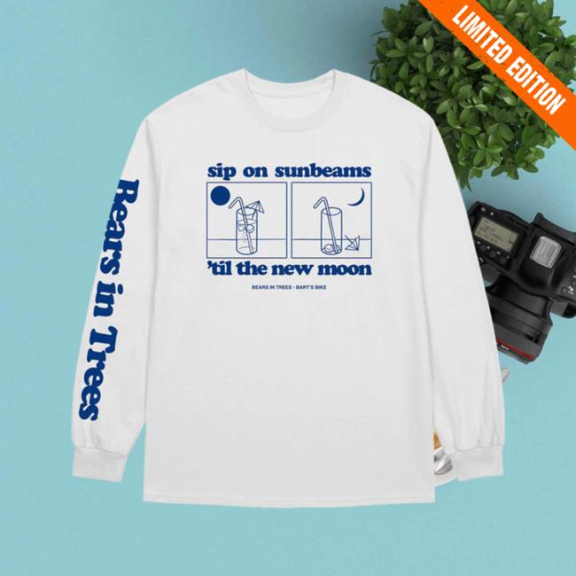 Official Bearsintrees Merch Bart's Bike Sip On Sunbeams 'Til The New Moon Hooded Sweatshirt