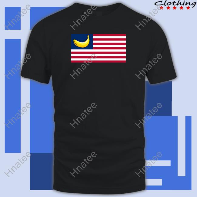 Catturd American Banana Flag Repunlic Tee