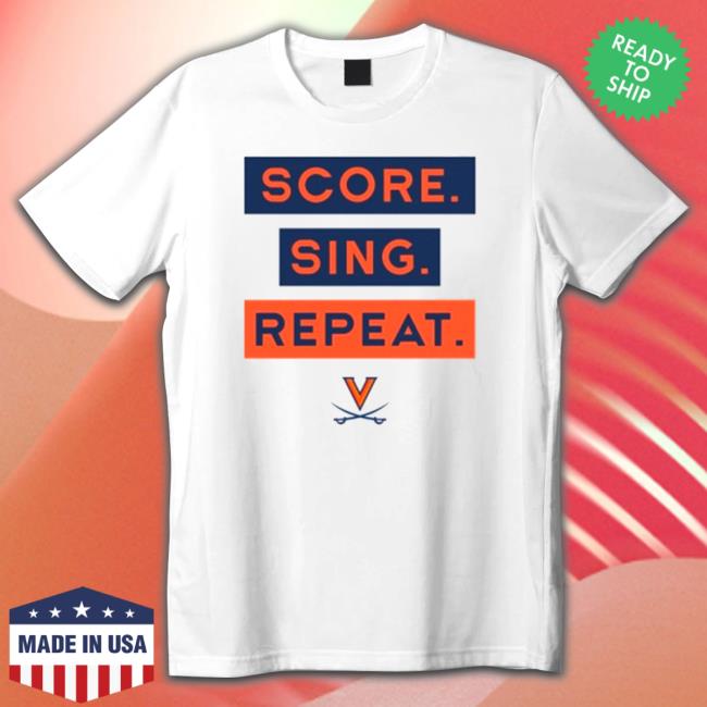 Official UVA Sing Score Repeat Gray Performance Hoodie