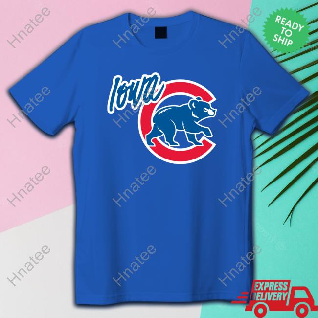Official Iowa Cubs Walking Bear Tee