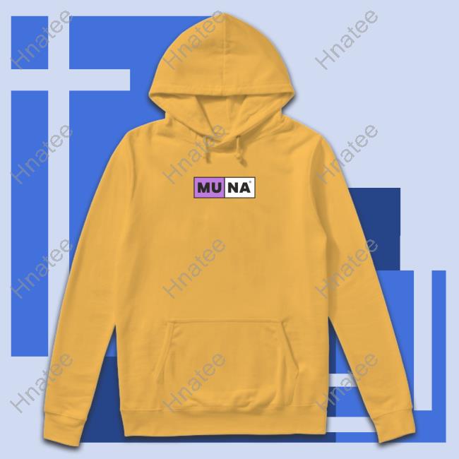 Muna Merch Sad Soft Pop Songs Logo Brown shirt