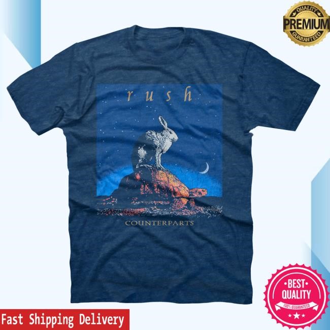 Official Rush Band Counterparts Tortoise T Shirt