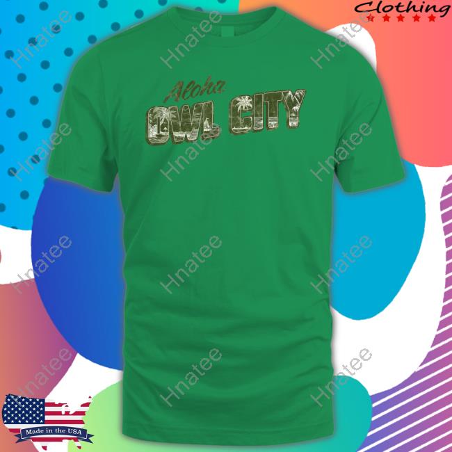 Official Owl City Merch Aloha Owl City T Shirt Coco Moon