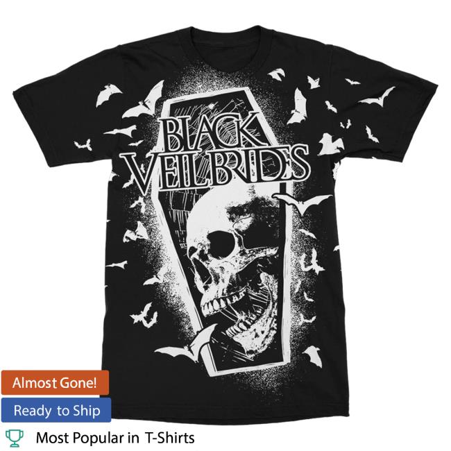 Official Black Veil Brides Merch Store Black Veil Brides Bats Day T-Shirts Black Veil Brides Clothing Shop