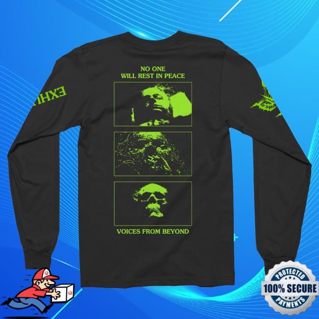 Official Night Shift Merch Store Fulci - Exhumed Information (Green) Long Sleeve Nightshift Merch