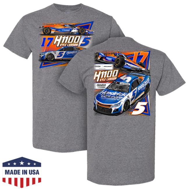 Kyle Larson Official Online Store Merch Kl17 Design- Ladies Sky Blue V-Neck T-Shirt