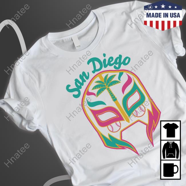 Official Breakingt Merch San Diego Lucha Mask Shirt