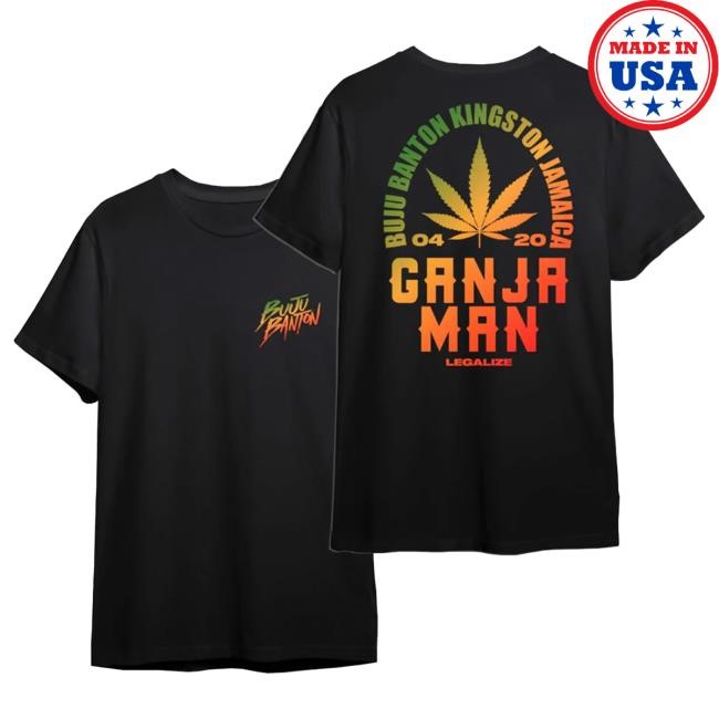 Official Buju Banton Clothing Shop Buju Banton Ganja Man 420 Hot Shirt BujuBanton