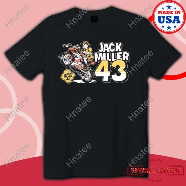 Gumtree Flag Jack Miller 43 Tee Shirt Jack Miller 43 Merch