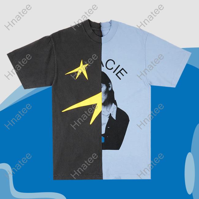 Official Gracie Abrams Merch Store Star Upcycled Split Tee II Gracieabrams Shop