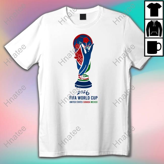 Official 2026 Fifa World Cup United States Canada Mexico T-Shirt