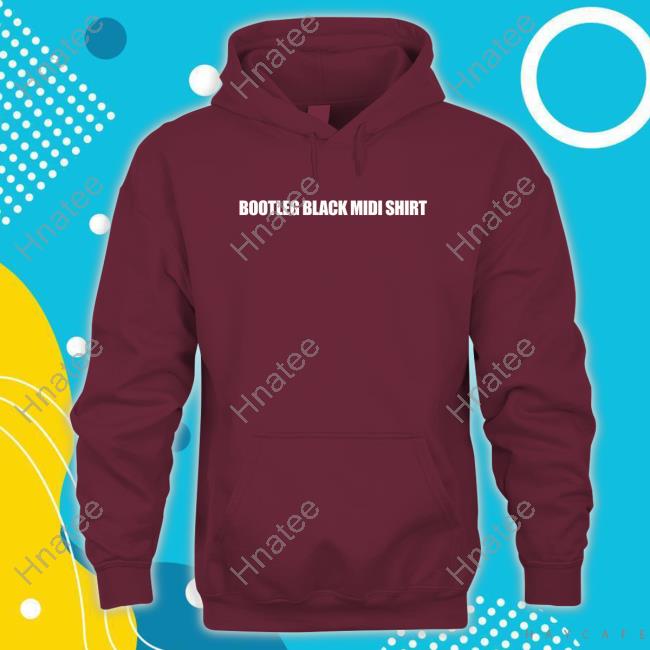 Official Mellie Gothesbian Bootleg Black Midi Shirt T-Shirt