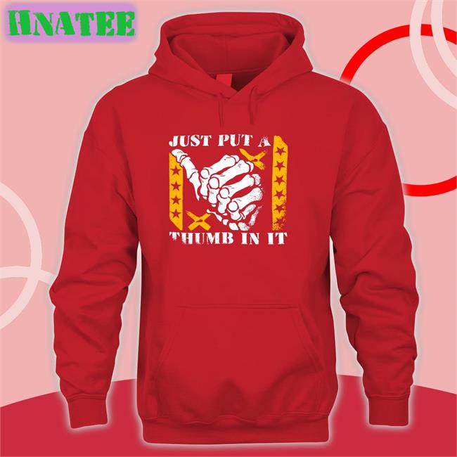 Bunkerbranding Kentucky Ballistics Merch Kb Just Put A Thumb In It Halloween Tee