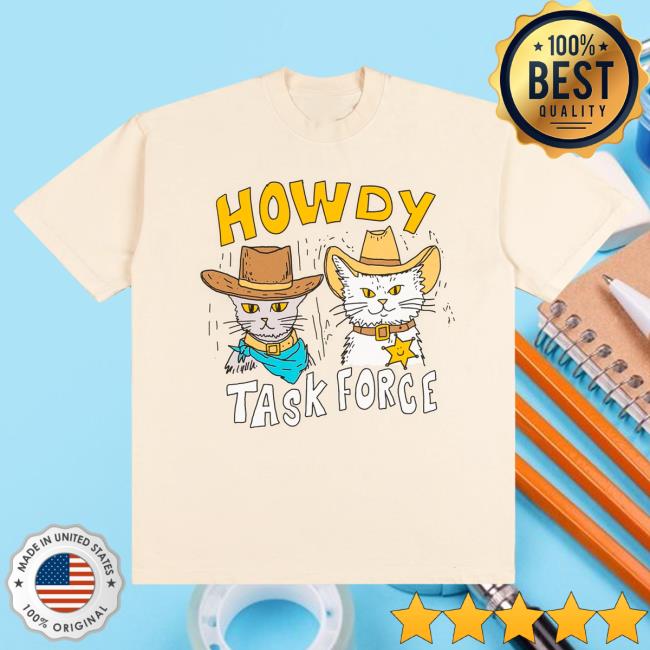Official Billy Joel Merch Store Billy Ryan Trahan Merch Howdy Howdy Store Task Force Tshirt - Tan