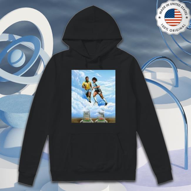 Rip Pele And Diego Maradona Two Legend Shirt