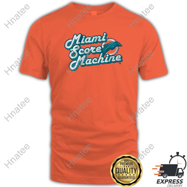 Official Miami Score Machine Dolphins T-Shirt