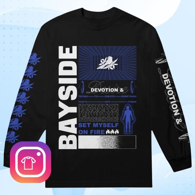 Official Bayside Merch Shop Devotion & Desire LS Shirt Bayside