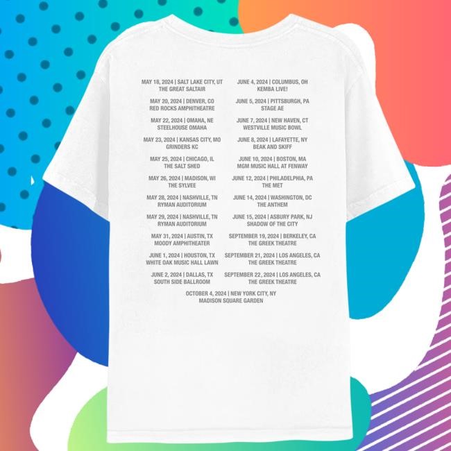 White Ftstts Tour T Shirt - Bleachers