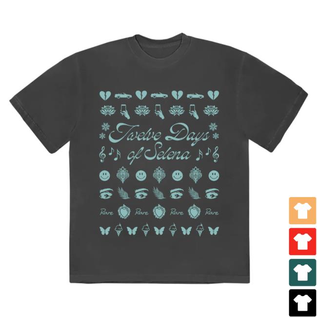 Official Selena Gomez Merch Store Twelve Days Of Selena Pullover Sweatshirt SelenaGomez Apparel Shop