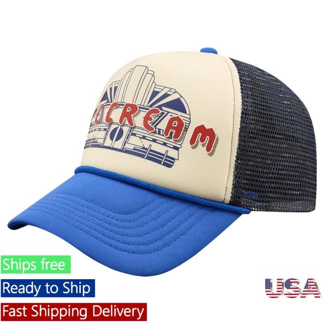 Official Billionaire Boys Club Clothing Icecream Diner Trucker Cap Cap Bbc Ice Cream