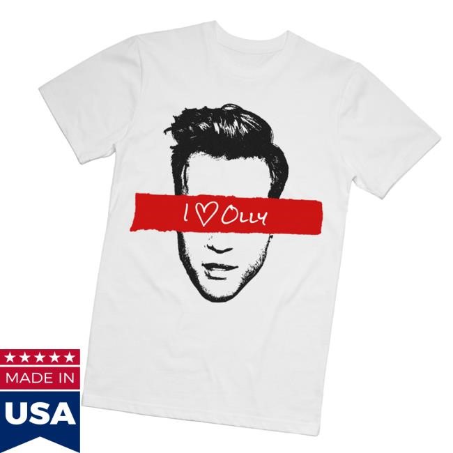 I Heart Olly (White) Top Shirt - Olly Murs | Official Merch I Heart Olly (White) New Shirt - Olly Murs | Official Merch